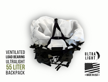 Load image into Gallery viewer, 55L Multi-Day UL Framed Backpack with Mega-Pockets