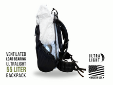 Load image into Gallery viewer, 55L Multi-Day UL Framed Backpack with Mega-Pockets