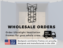 Load image into Gallery viewer, Buy in Bulk - Ultralight Ventilation Backpack Frame & Mesh Sleeve