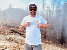 Load image into Gallery viewer, Vaucluse Gear Hexagon Ventilation Frame White T-Shirt