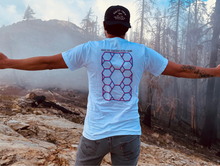 Load image into Gallery viewer, Vaucluse Gear Hexagon Ventilation Frame White T-Shirt