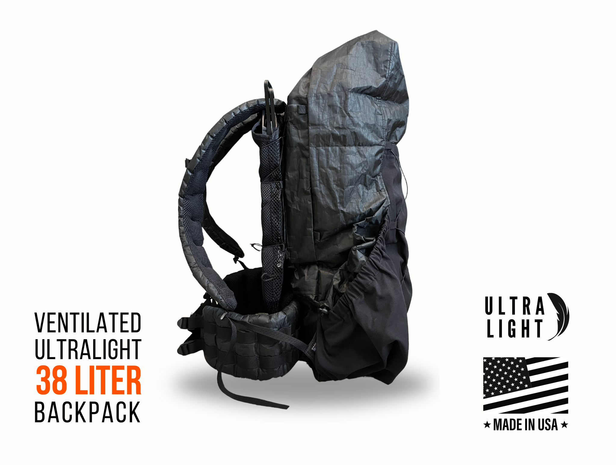 Dyneema Ultralight Framed 38L Backpack - External Frame – Vaucluse ...