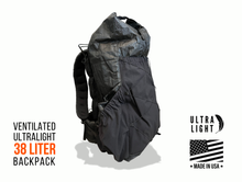 Load image into Gallery viewer, Dyneema Ultralight External Frame 38L Backpack + 5 Pockets
