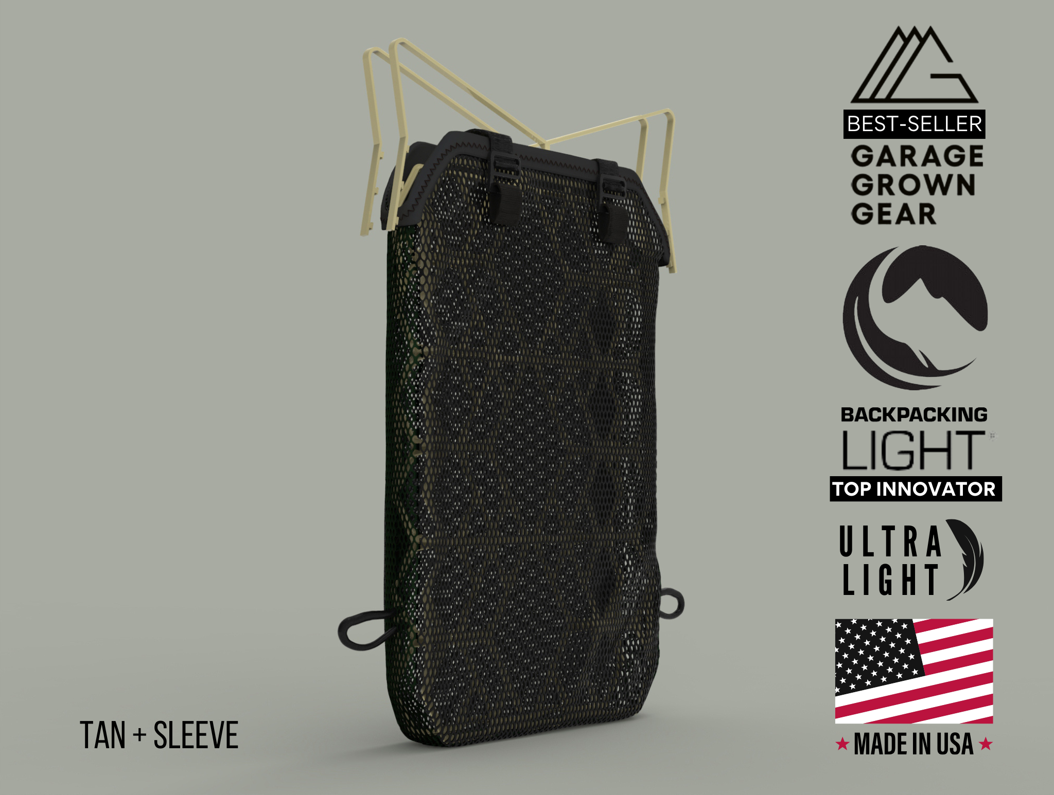 Ultralight Ventilation Backpack Frame by Vaucluse Gear