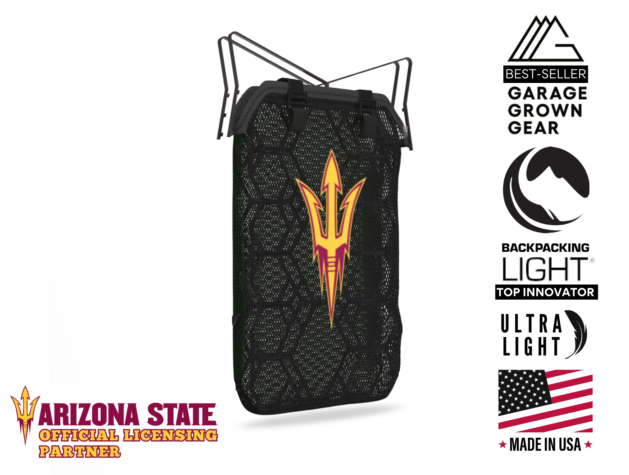 Arizona State University Backpack Ventilation Frame & Sleeve