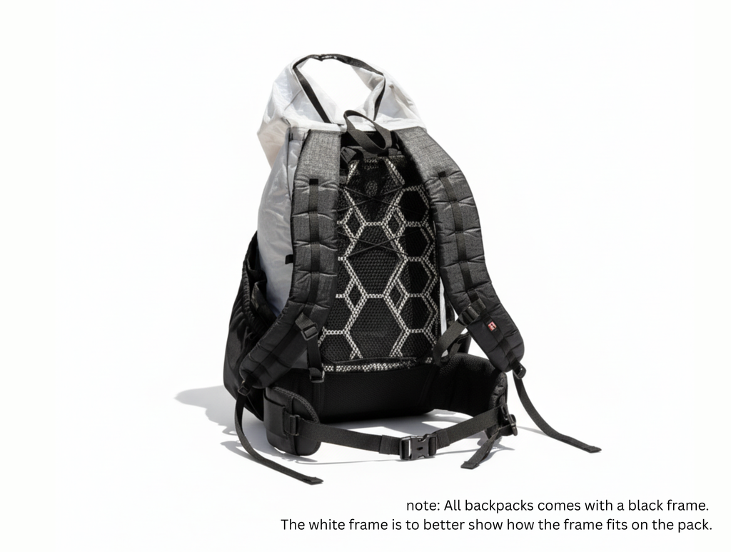 38L Overnight Ultralight Framed Backpack with Mega Pockets