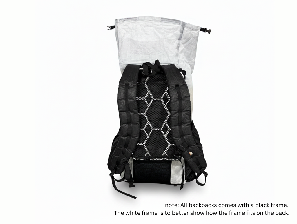 38L Overnight Ultralight Framed Backpack with Mega Pockets
