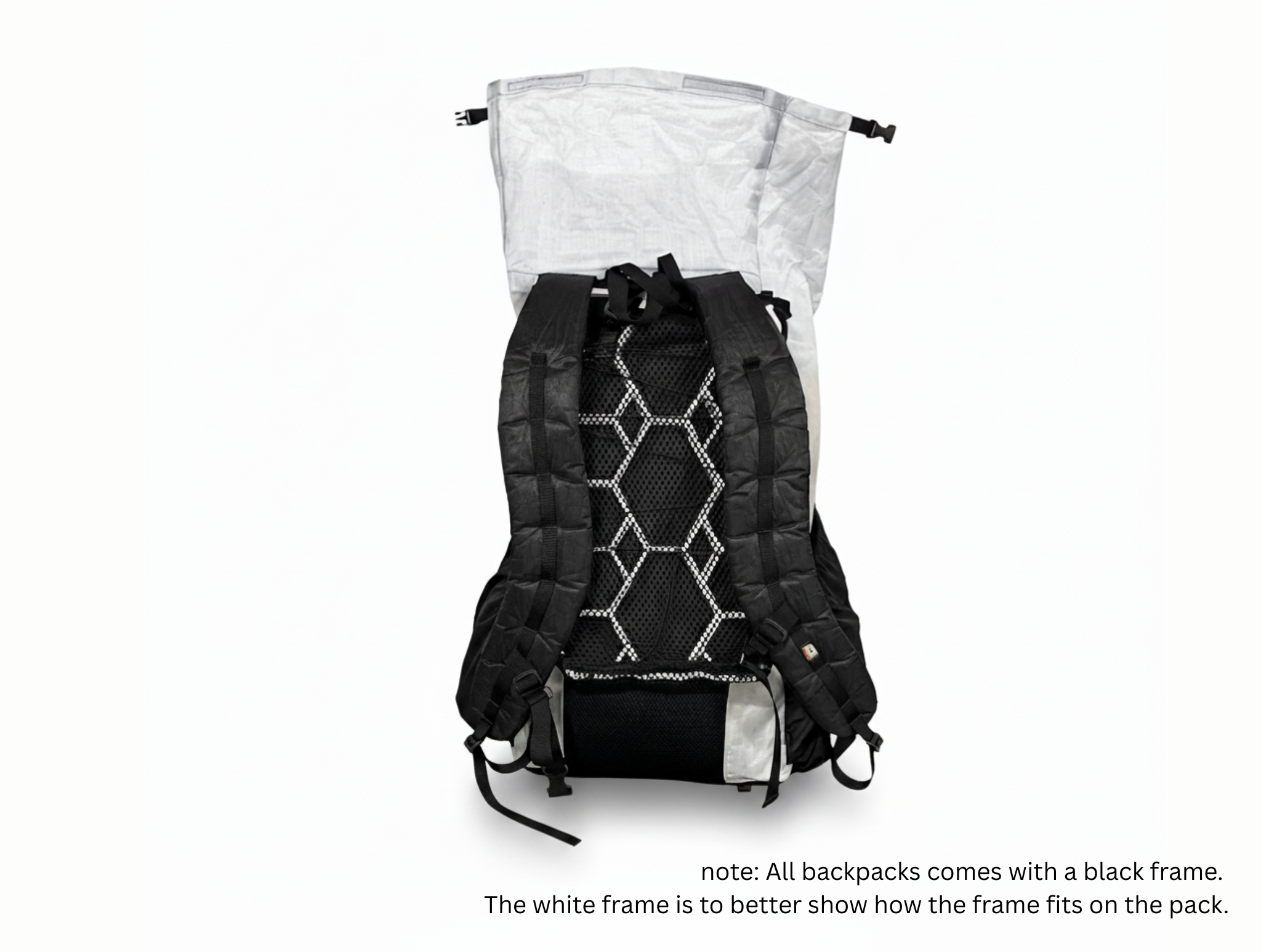 38L Overnight Ultralight Framed Backpack with Mega Pockets