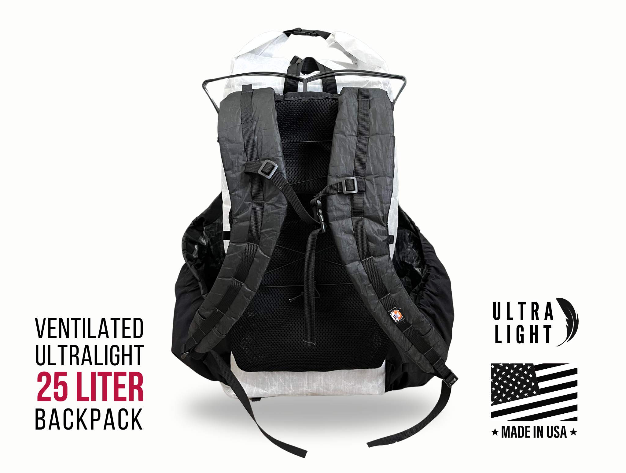 Ultralight External Frame 25L Backpack