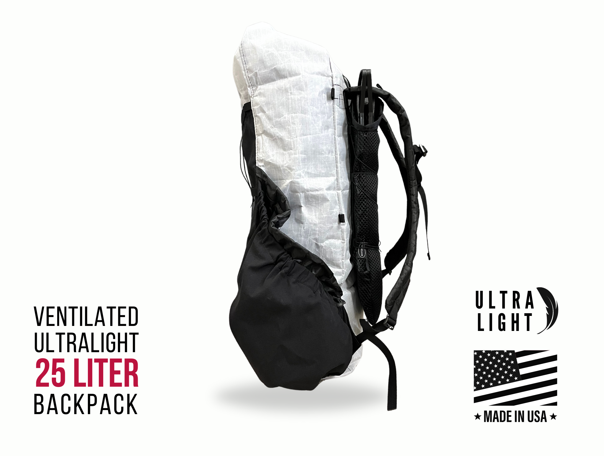 Dyneema Ultralight Framed 25L Backpack - External Frame – Vaucluse ...