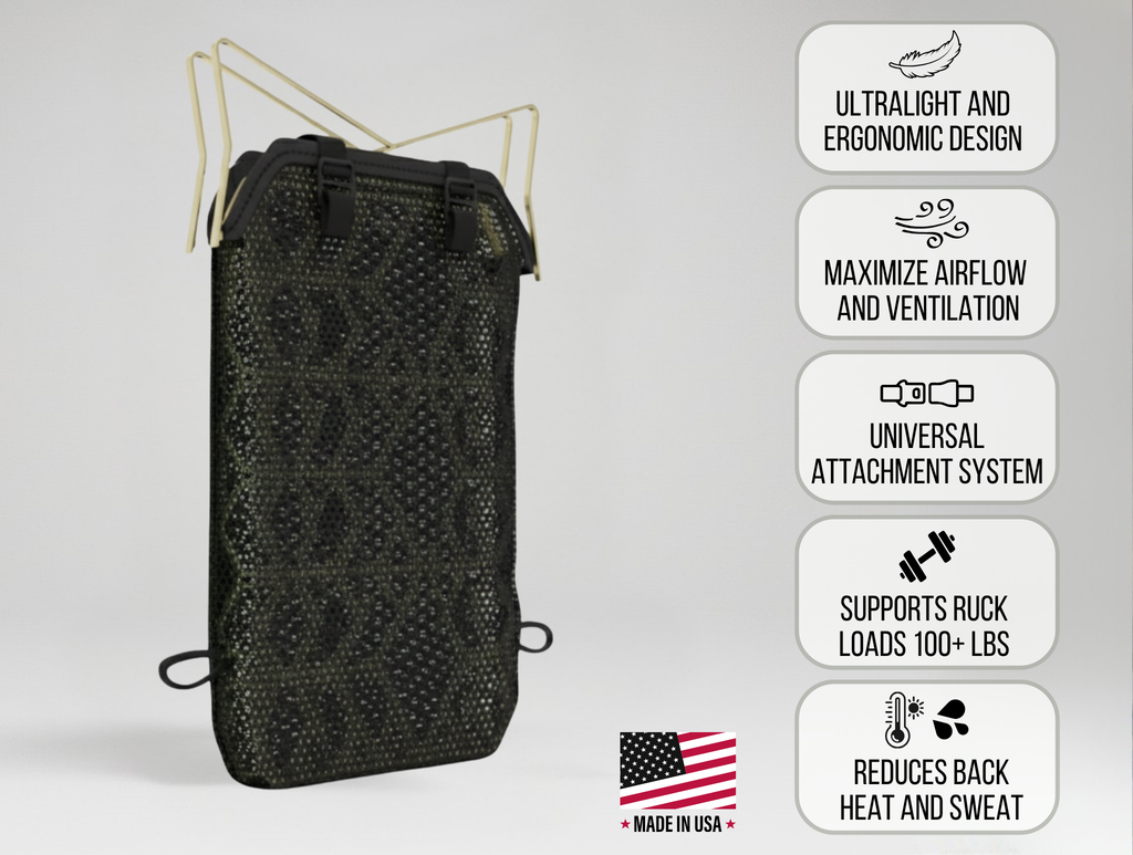 Breathable Ruck Frame Ruck Ventilation Frame - Increase Airflow & Sweat Less – Vaucluse ...