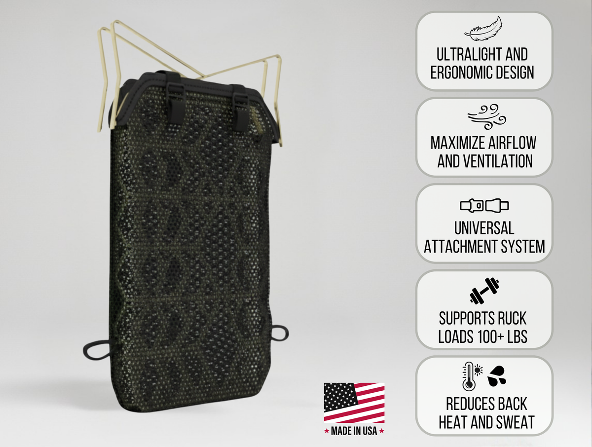 Ruck Ventilation Frame - Increase Airflow & Sweat Less – Vaucluse ...