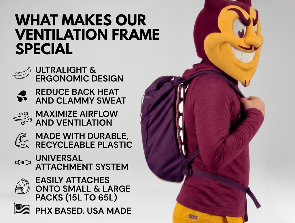 Arizona State Backpack Ventilation Frame UL2