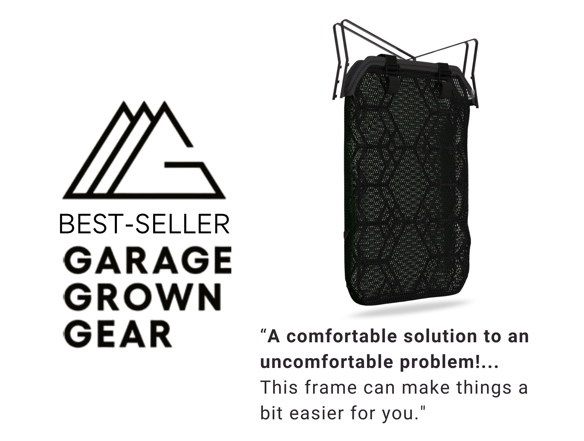 Buy in Bulk - Ultralight Ventilation Backpack Frame & Mesh Sleeve
