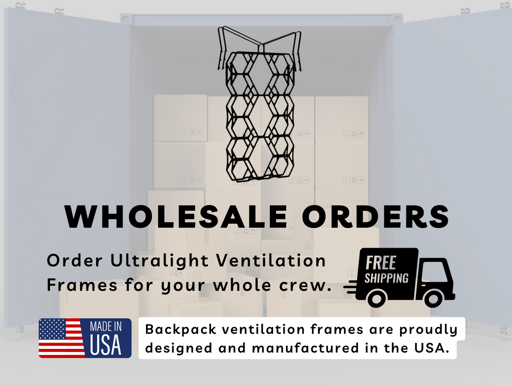 Wholesale Orders - UL Backpack Ventilation Frames
