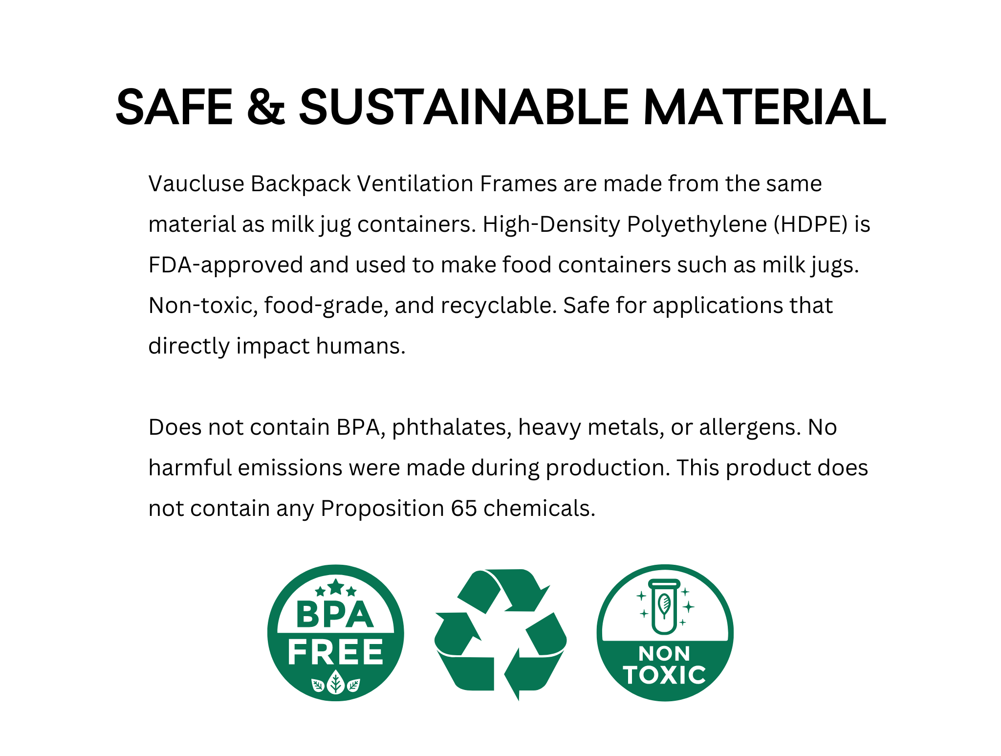 Ultralight Backpack Ventilation Frame