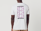 Vaucluse Gear Hexagon Ventilation Frame White T-Shirt