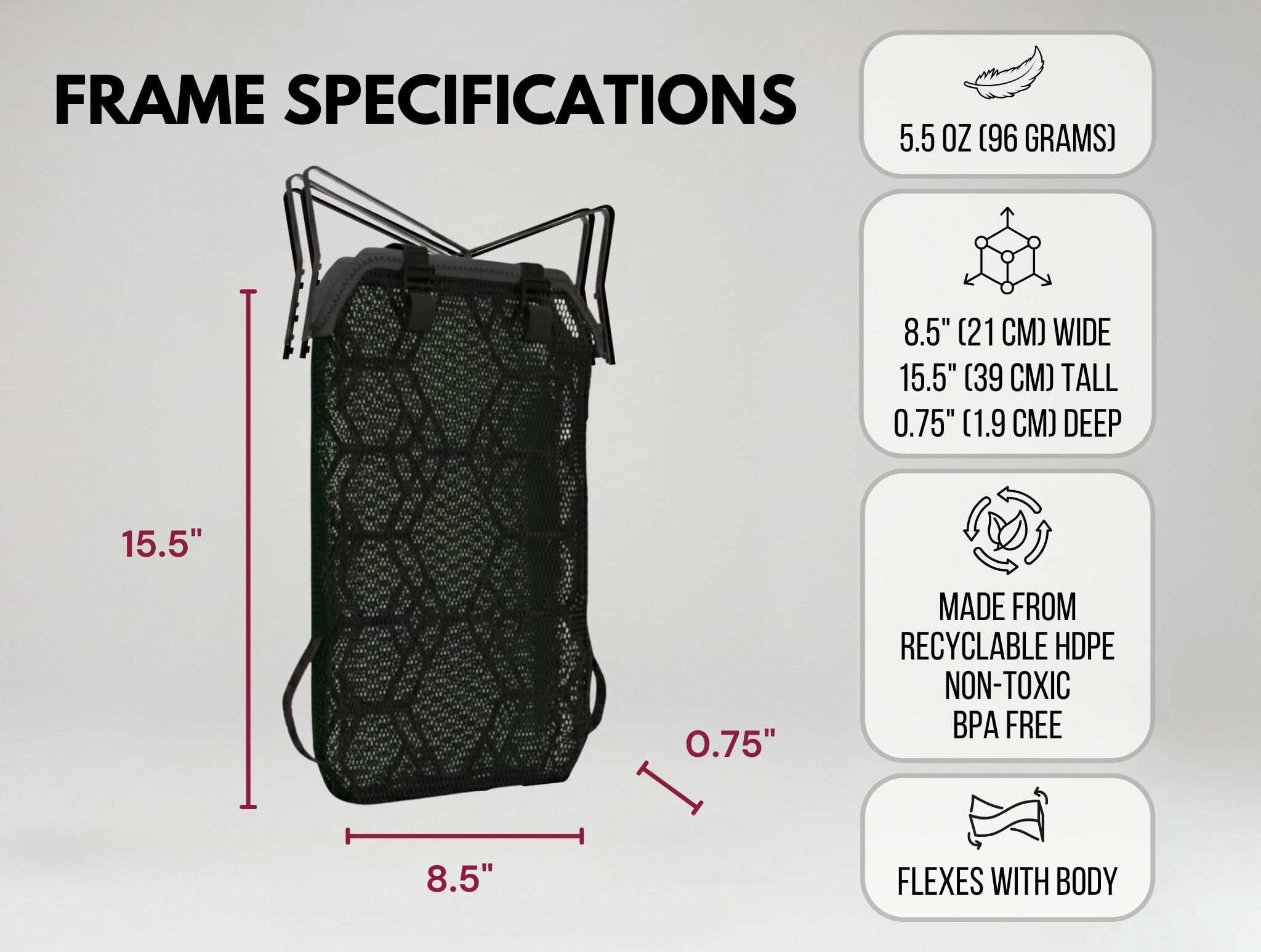 Backpack Ventilation Frame UL2 (Best Seller)